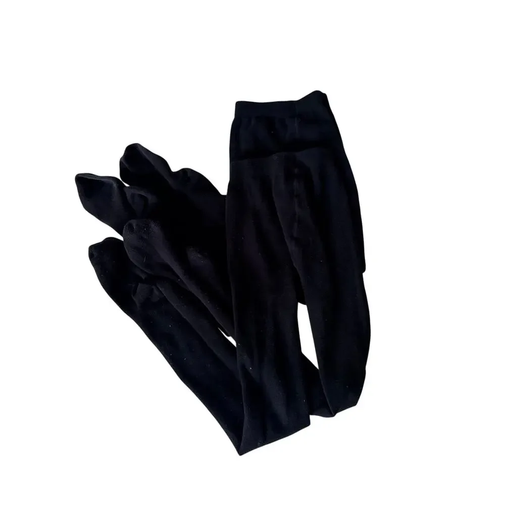 Cotton Day Supersoft Black Girls Tights - Size 10 Bundle